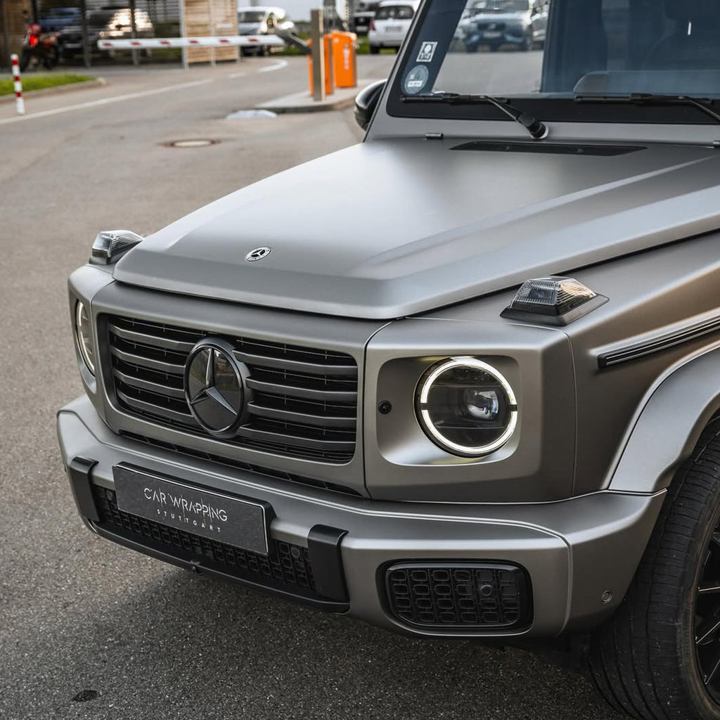 Satin Chrome Nardo Gray Vinyl Wrap