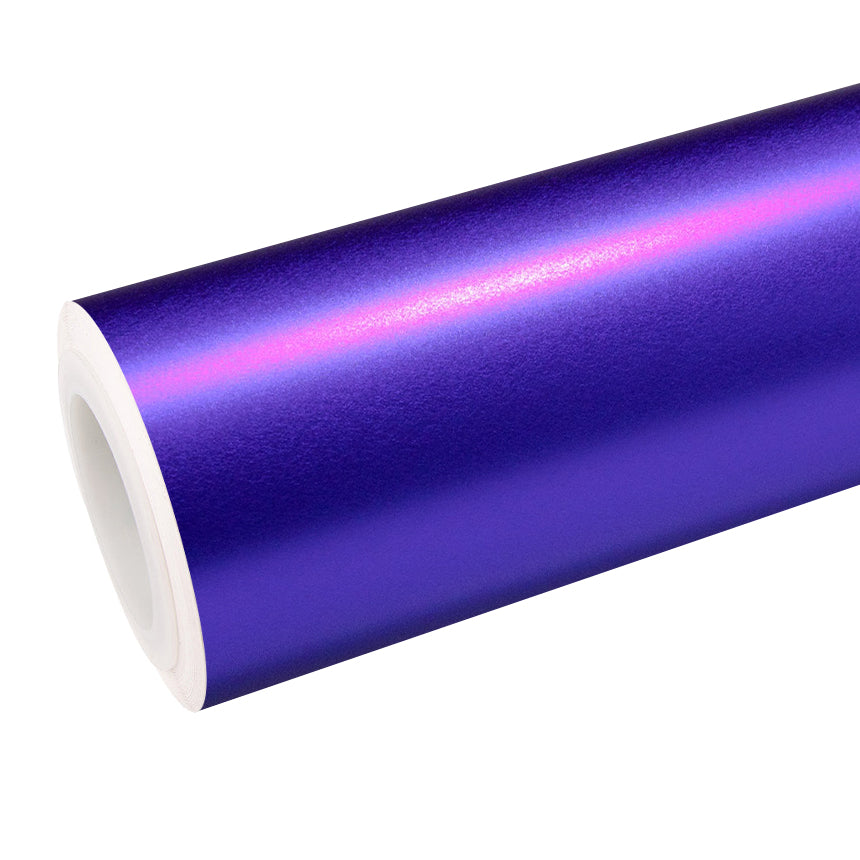 Satin Chrome Purple Vinyl Wrap