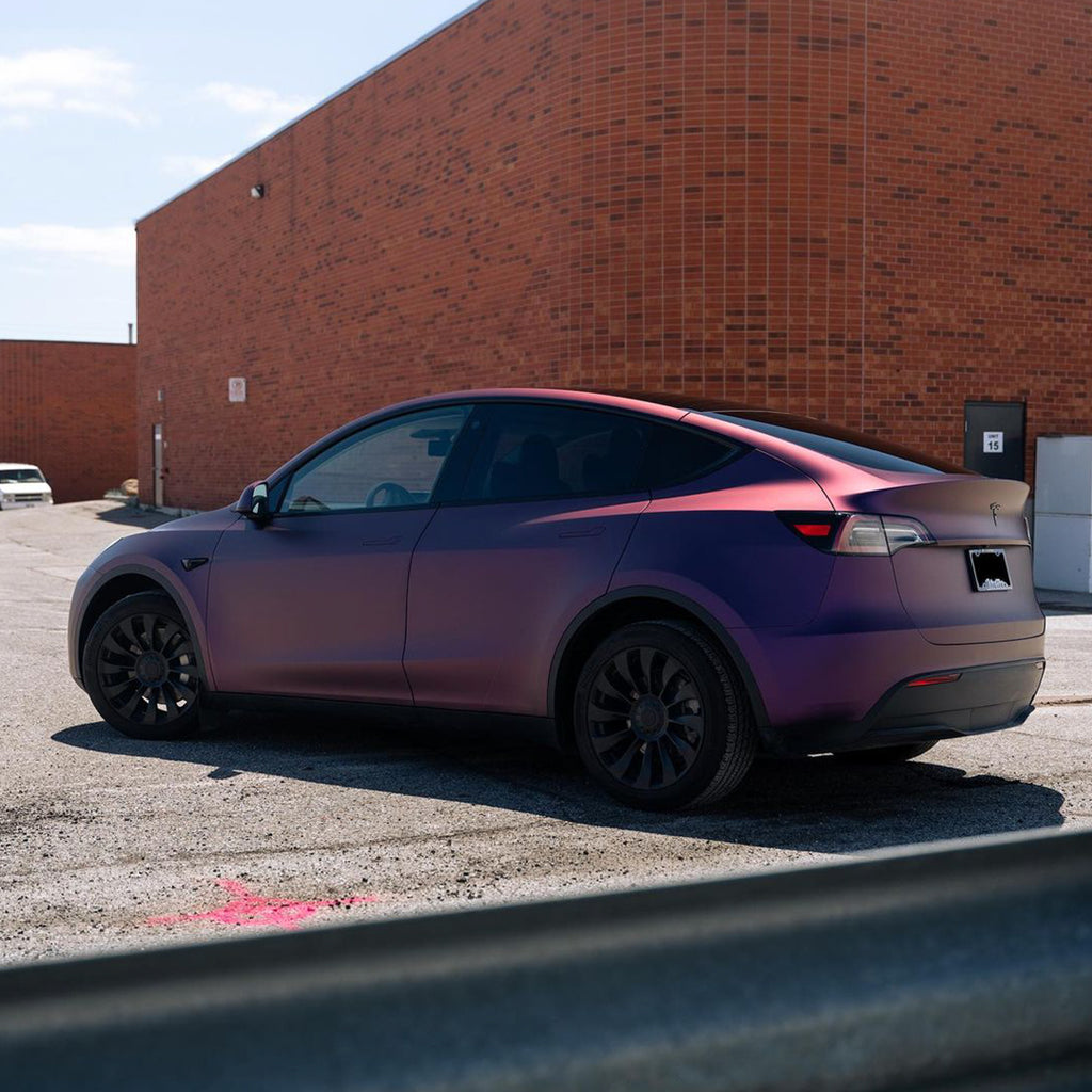 Satin Chrome Purple Vinyl Wrap