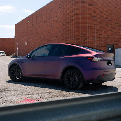 Satin Chrome Purple Vinyl Wrap