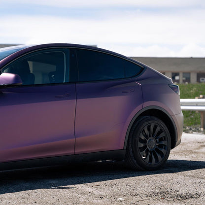 Satin Chrome Purple Vinyl Wrap