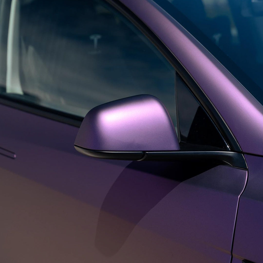 Satin Chrome Purple Vinyl Wrap