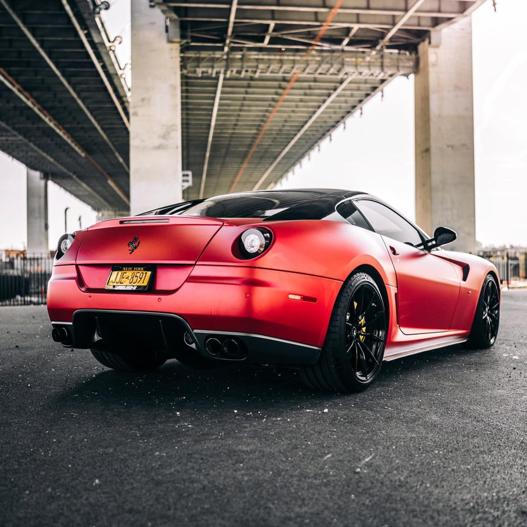 Satin Chrome Red Vinyl Wrap