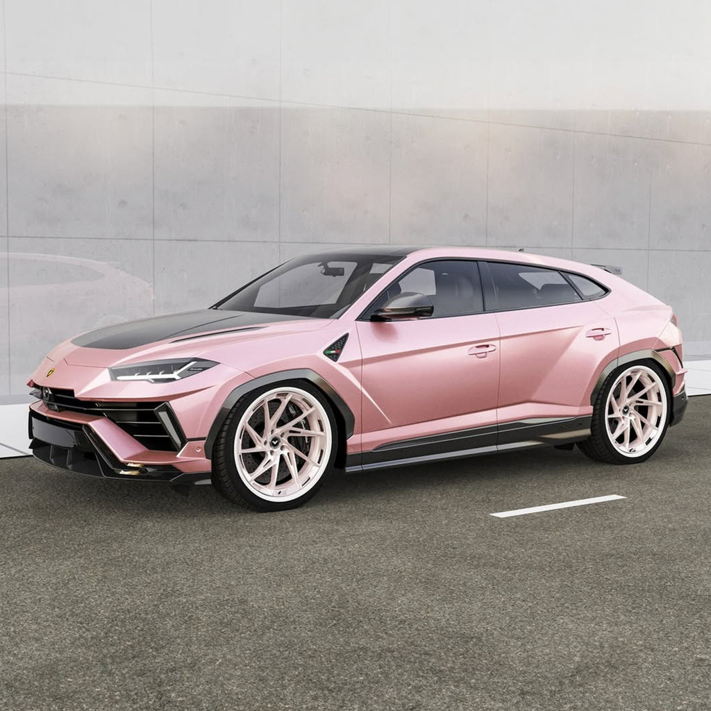 Satin Chrome Silk Rose Gold Vinyl Wrap