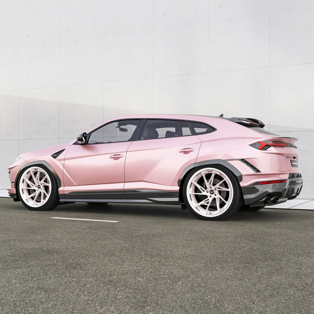 Satin Chrome Silk Rose Gold Vinyl Wrap