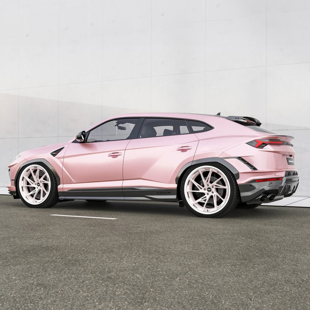 Satin Chrome Silk Rose Gold Vinyl Wrap