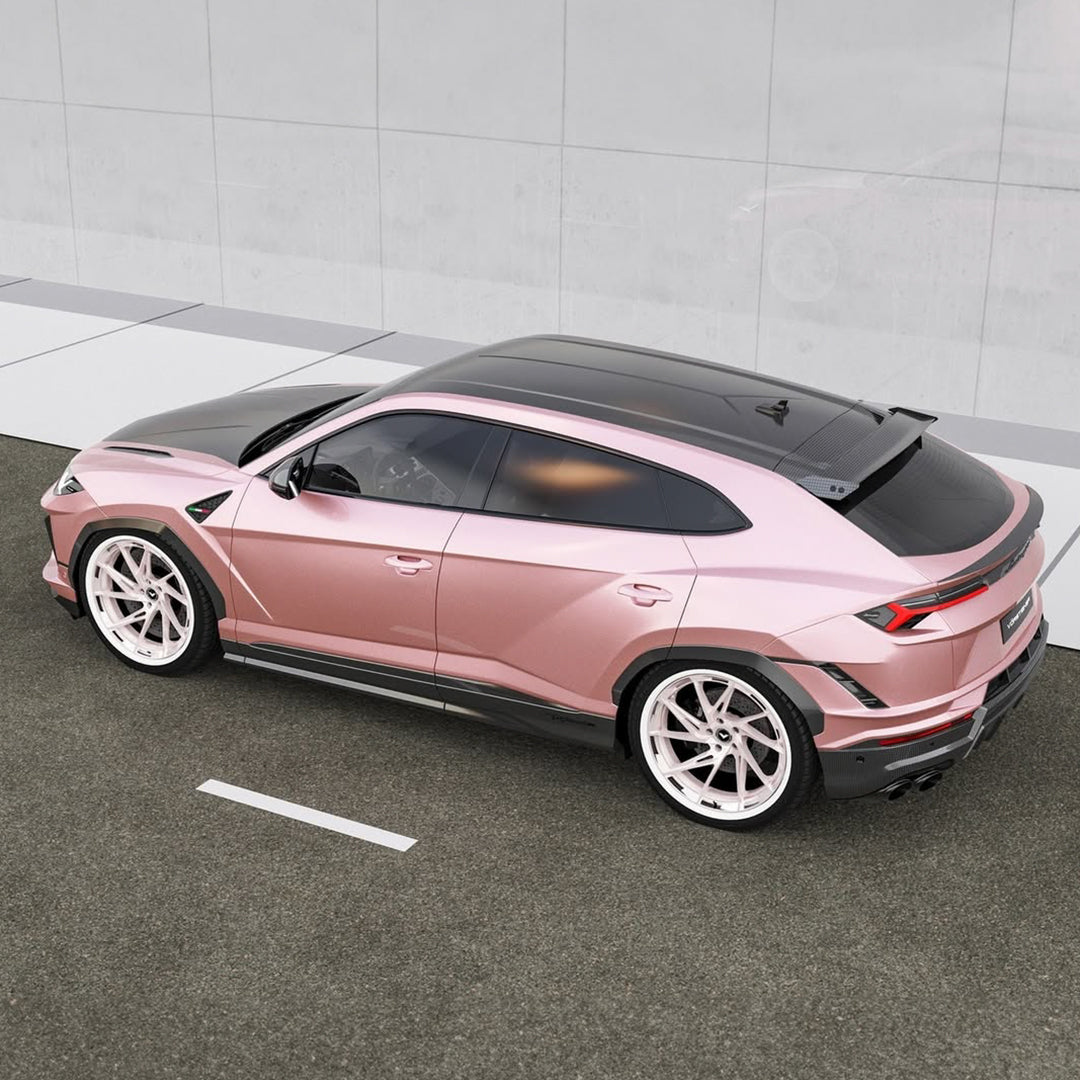 Satin Chrome Silk Rose Gold Vinyl Wrap