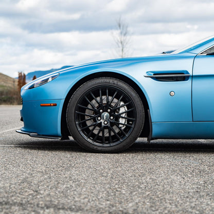 Satin Chrome Sky Blue Vinyl Wrap