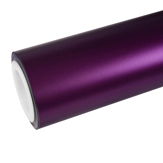 Satin Chrome Purple Vinyl Wrap