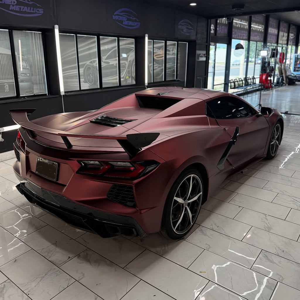 Satin Dragon Blood Red PPF