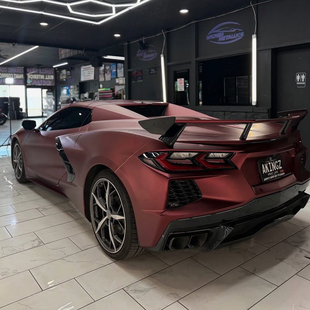 Satin Dragon Blood Red PPF