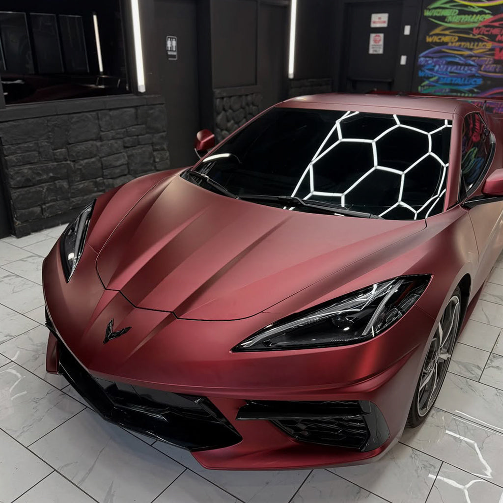 Satin Dragon Blood Red PPF