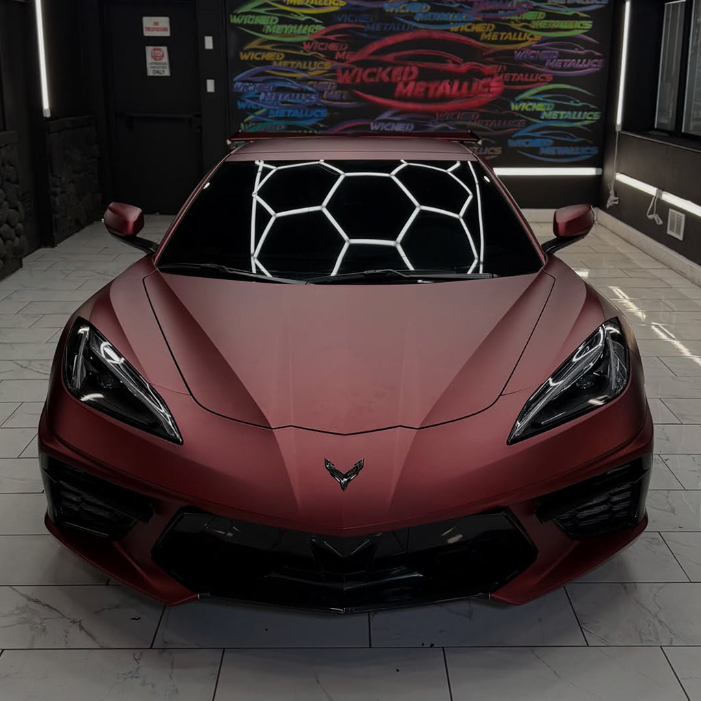 Satin Dragon Blood Red PPF