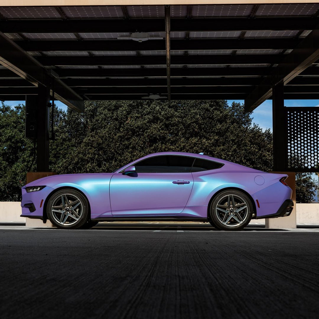 Satin Lavender Blue Vinyl Wrap