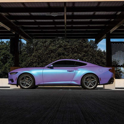 Satin Lavender Blue Vinyl Wrap