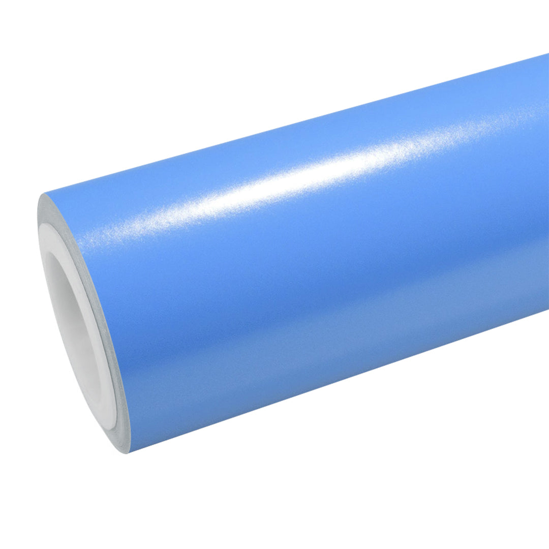 Satin Marina Blue Vinyl Wrap