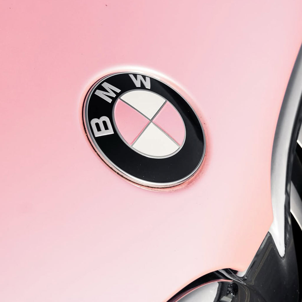 Satin Metallic Blush Pink Vinyl Wrap