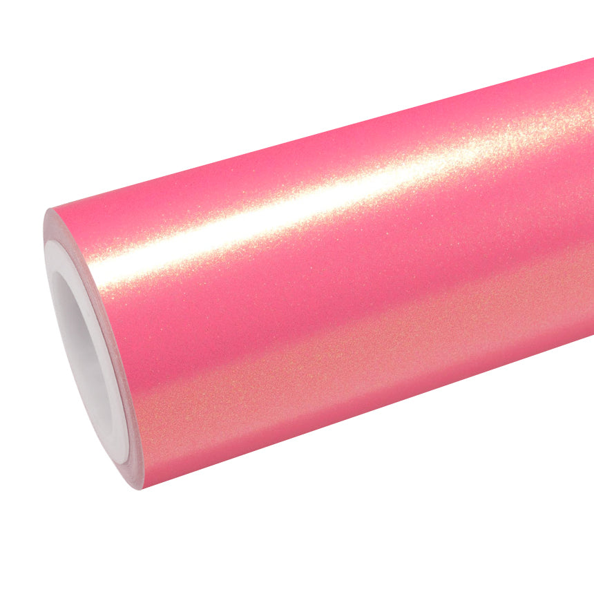 Satin Metallic Diamond Gold Pink Vinyl Wrap automotive car wrap film