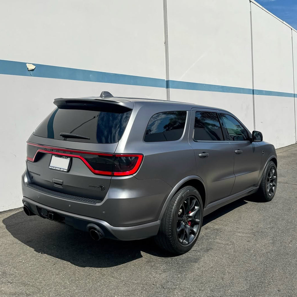 Satin Metallic Pearl Charcoal Gray Vinyl Wrap