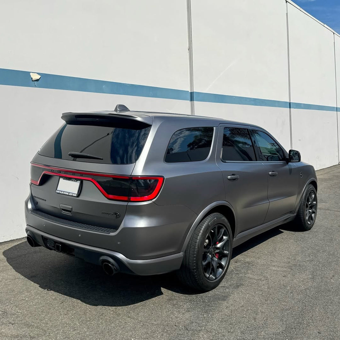 Satin Metallic Pearl Charcoal Gray Vinyl Wrap