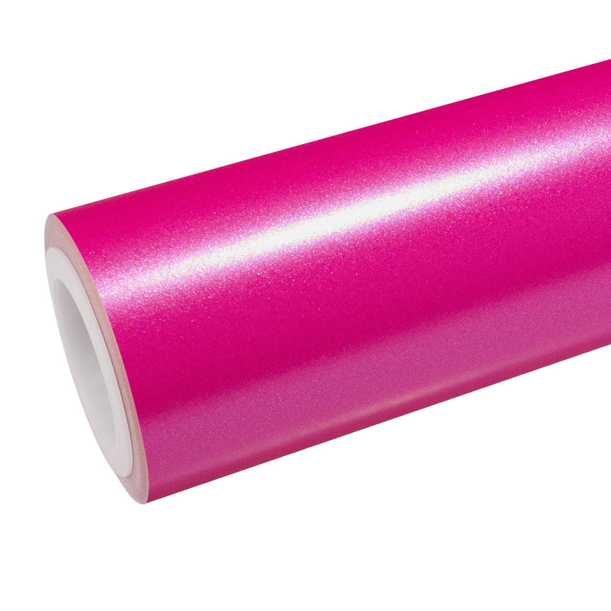 Satin Metallic Rose Pink Vinyl Wrap automotive car wrap film