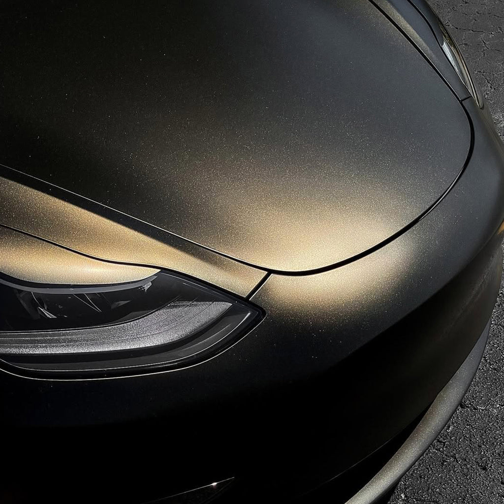 Satin Pearl Black Bronze Vinyl Wrap