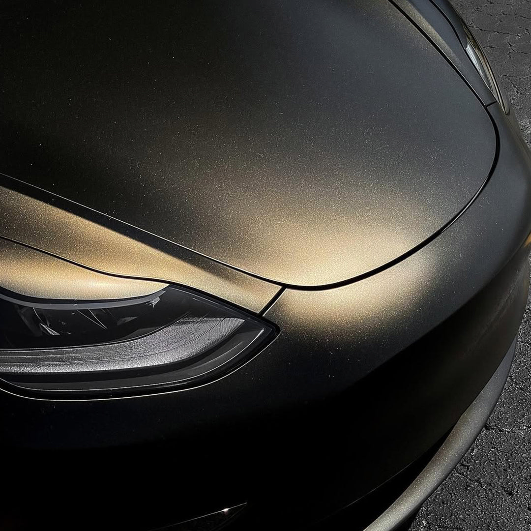 Satin Pearl Black Bronze Vinyl Wrap