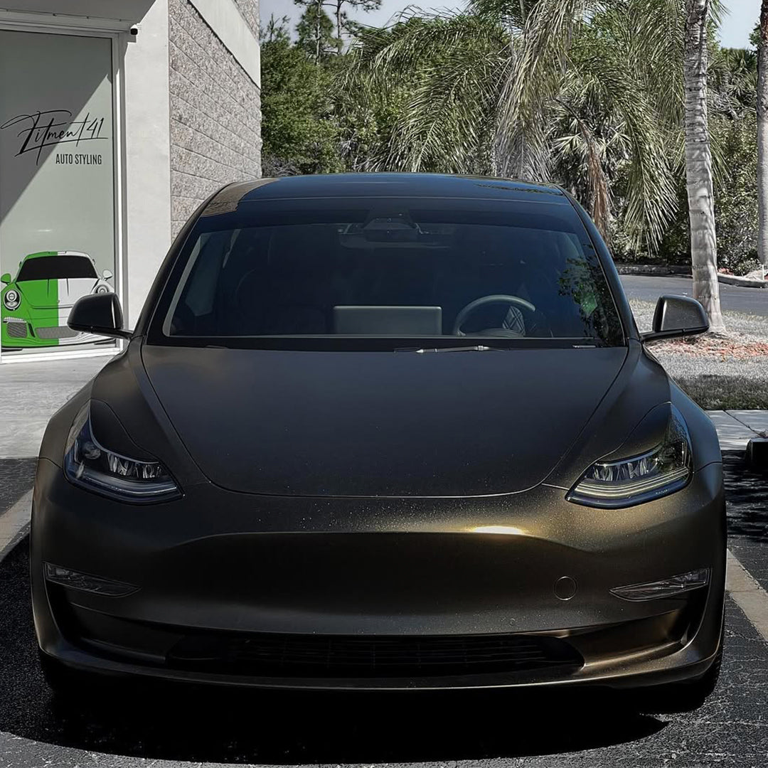 Satin Pearl Black Bronze Vinyl Wrap