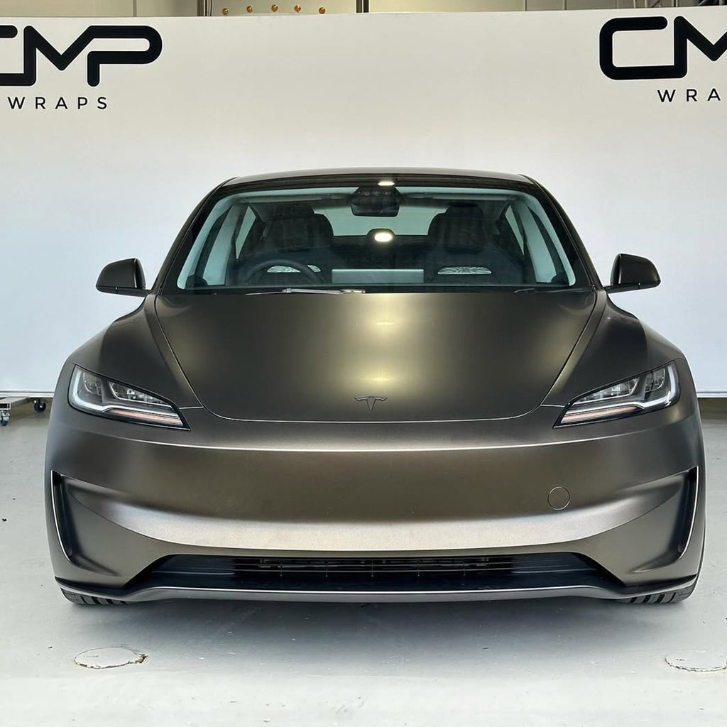 Satin Pearl Champagne Gold Vinyl Wrap