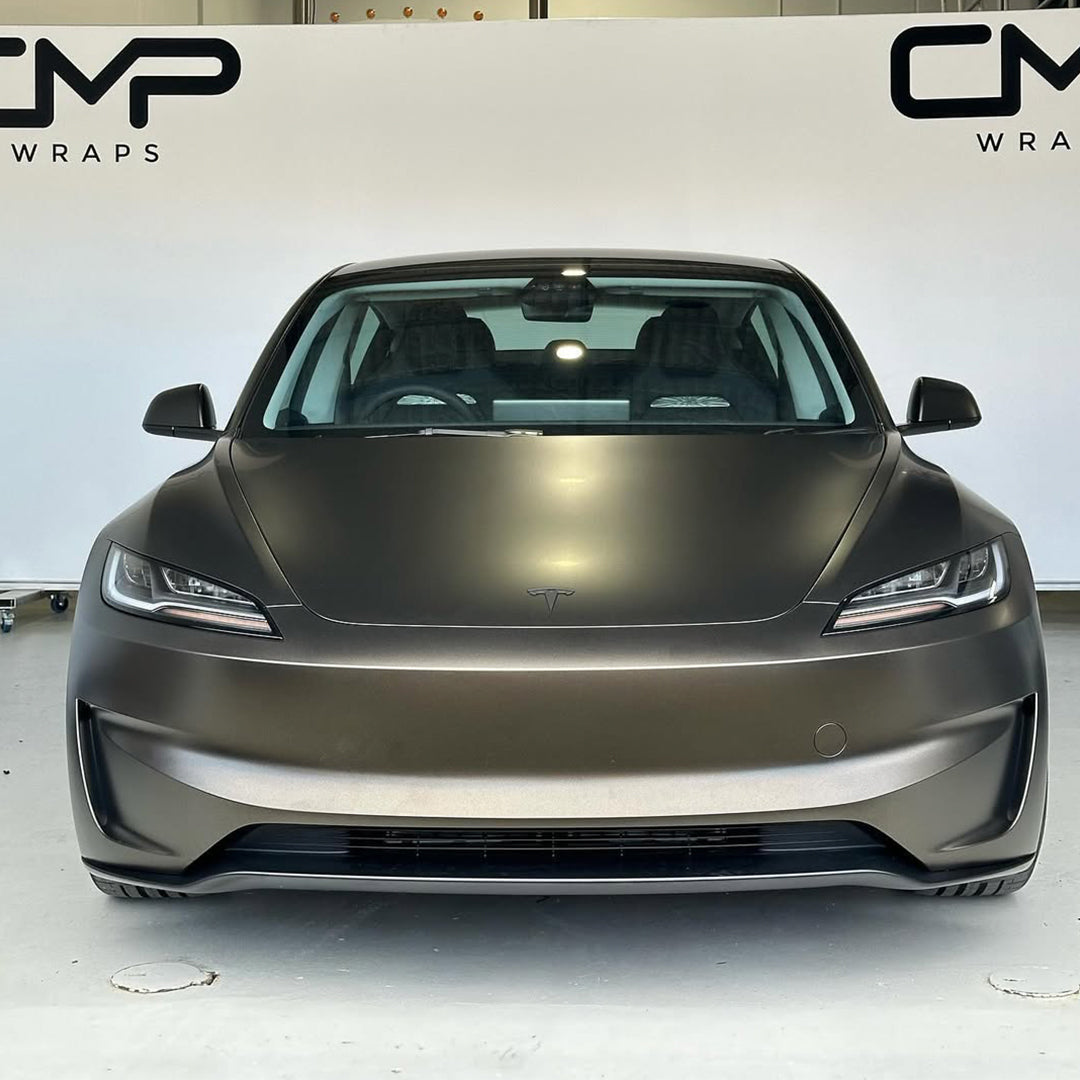 Satin Pearl Champagne Gold Vinyl Wrap