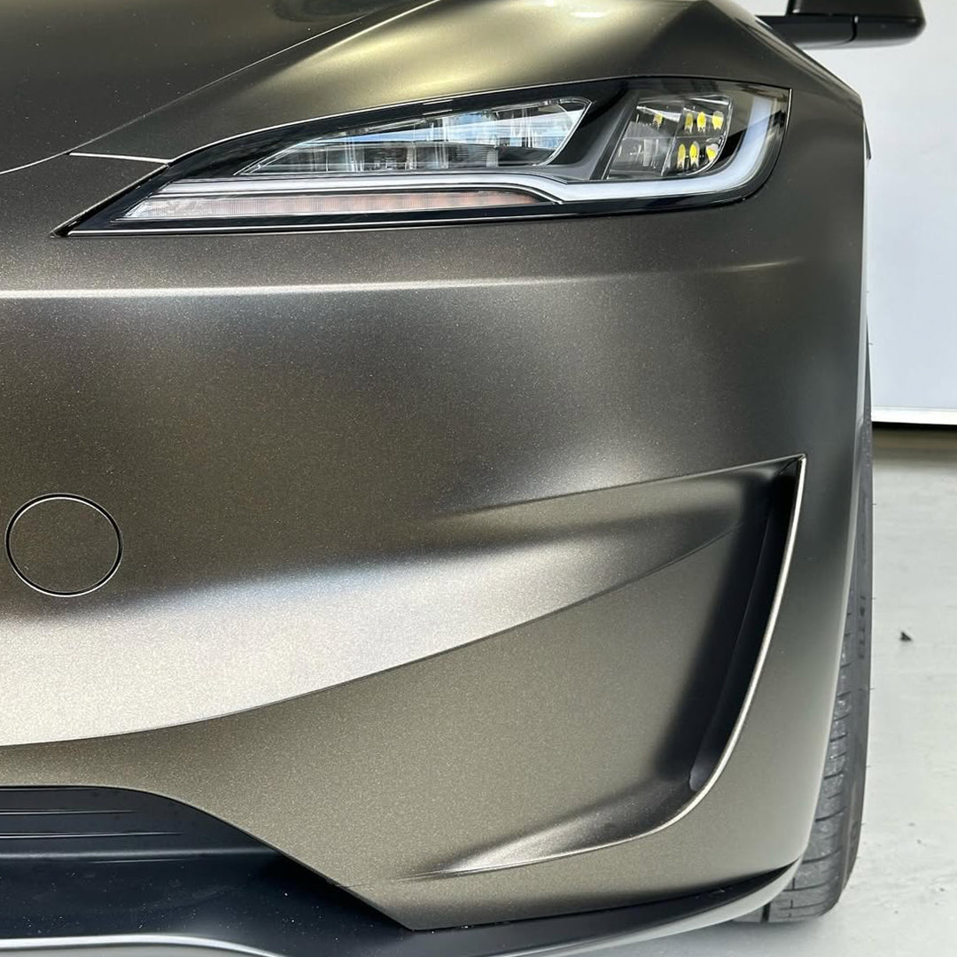 Satin Pearl Champagne Gold Vinyl Wrap