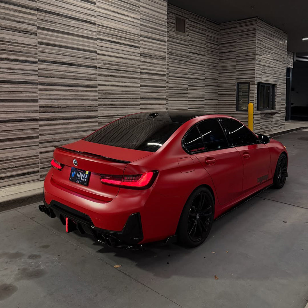 Satin Pearl Red Vinyl Wrap