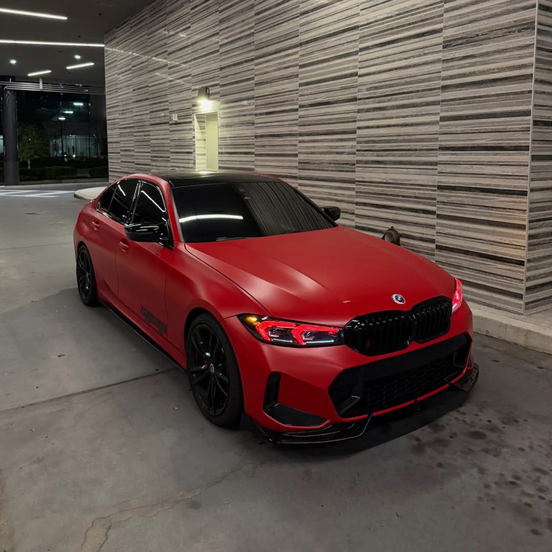 Satin Pearl Red Vinyl Wrap