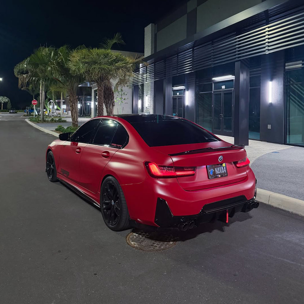 Satin Pearl Red Vinyl Wrap