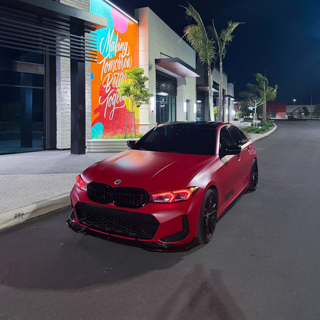 Satin Pearl Red Vinyl Wrap