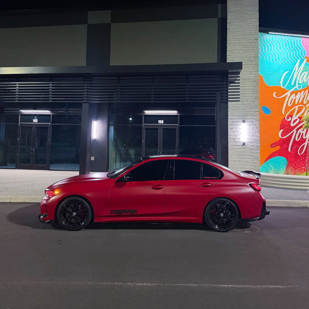 Satin Pearl Red Vinyl Wrap