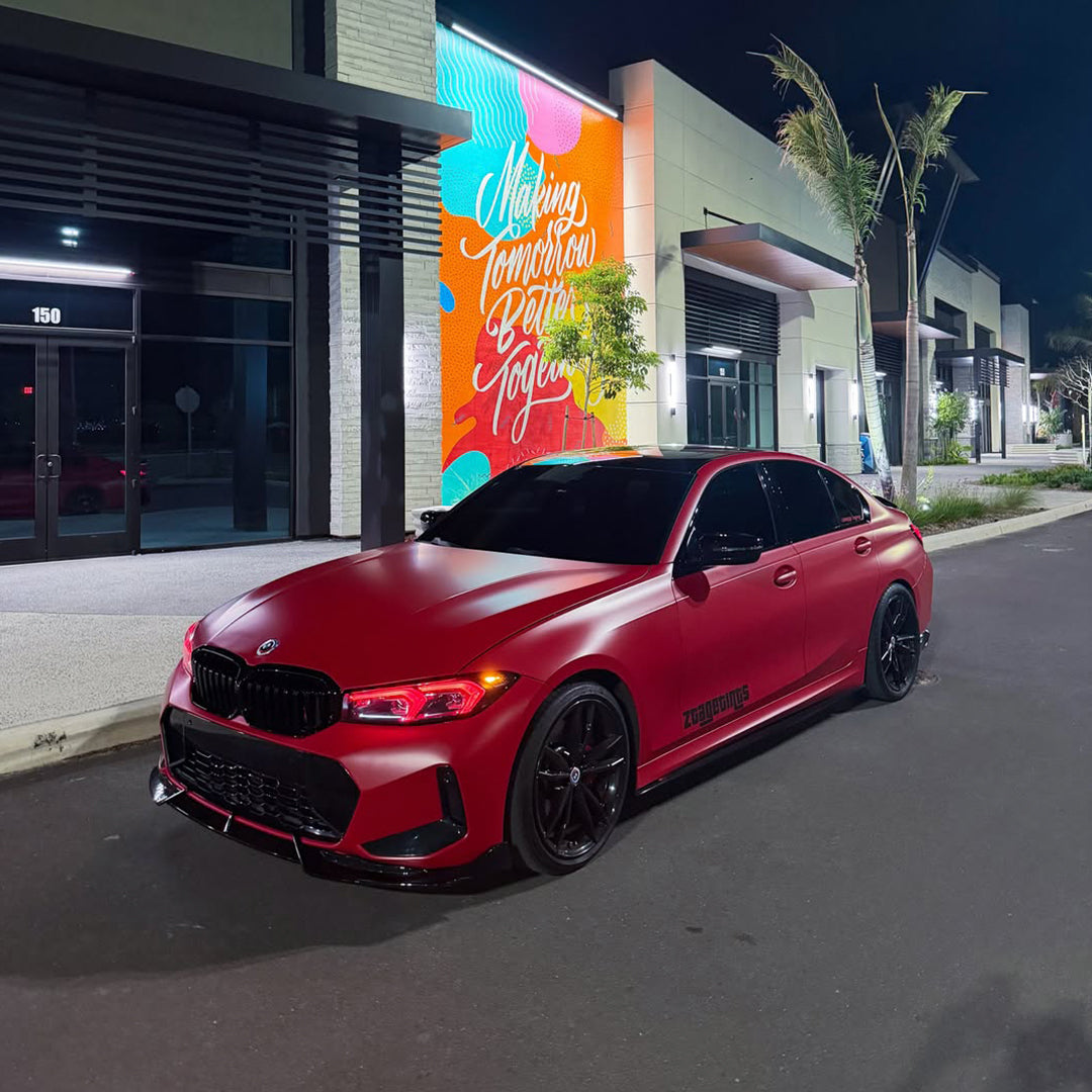 Satin Pearl Red Vinyl Wrap