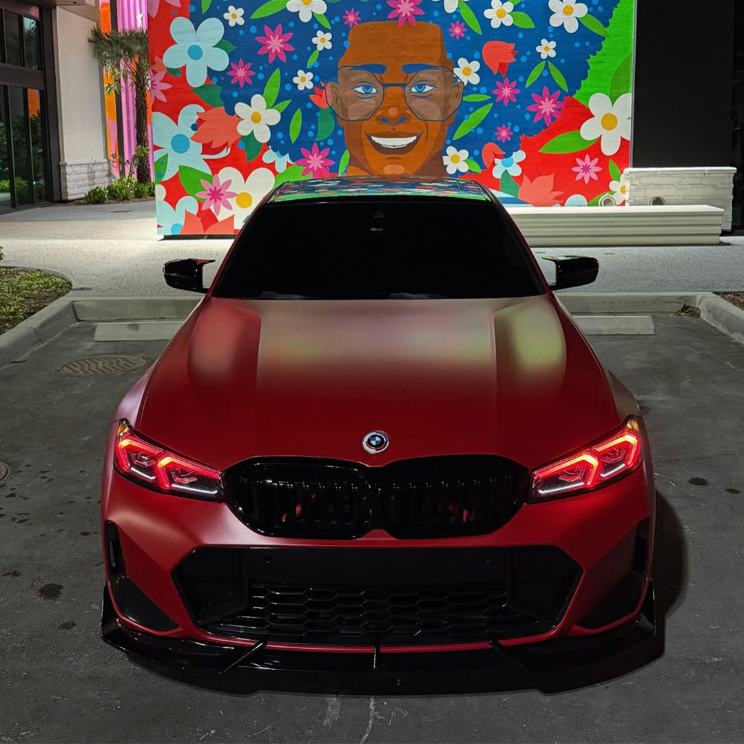 Satin Pearl Red Vinyl Wrap