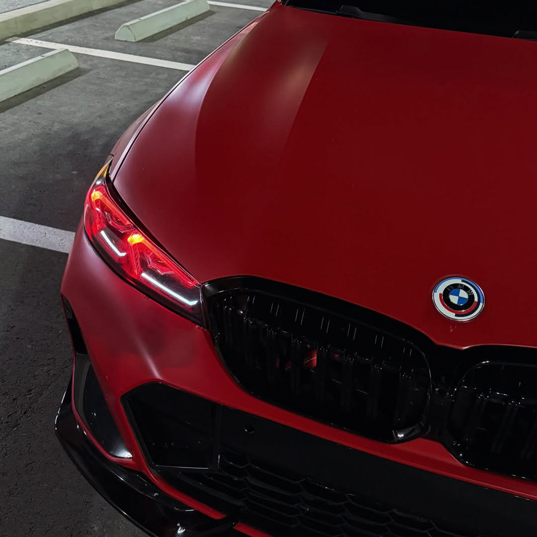 Satin Pearl Red Vinyl Wrap
