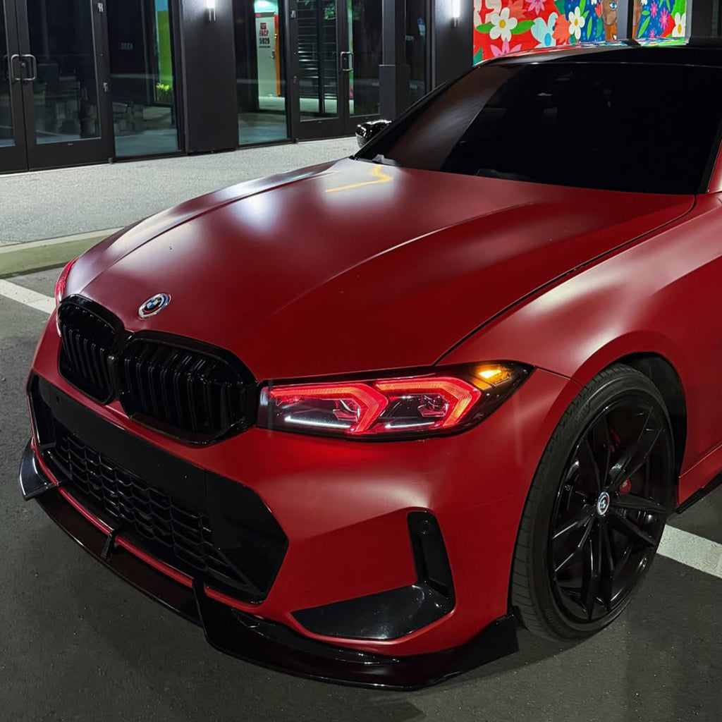 Satin Pearl Red Vinyl Wrap