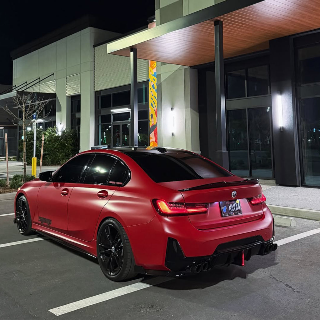 Satin Pearl Red Vinyl Wrap