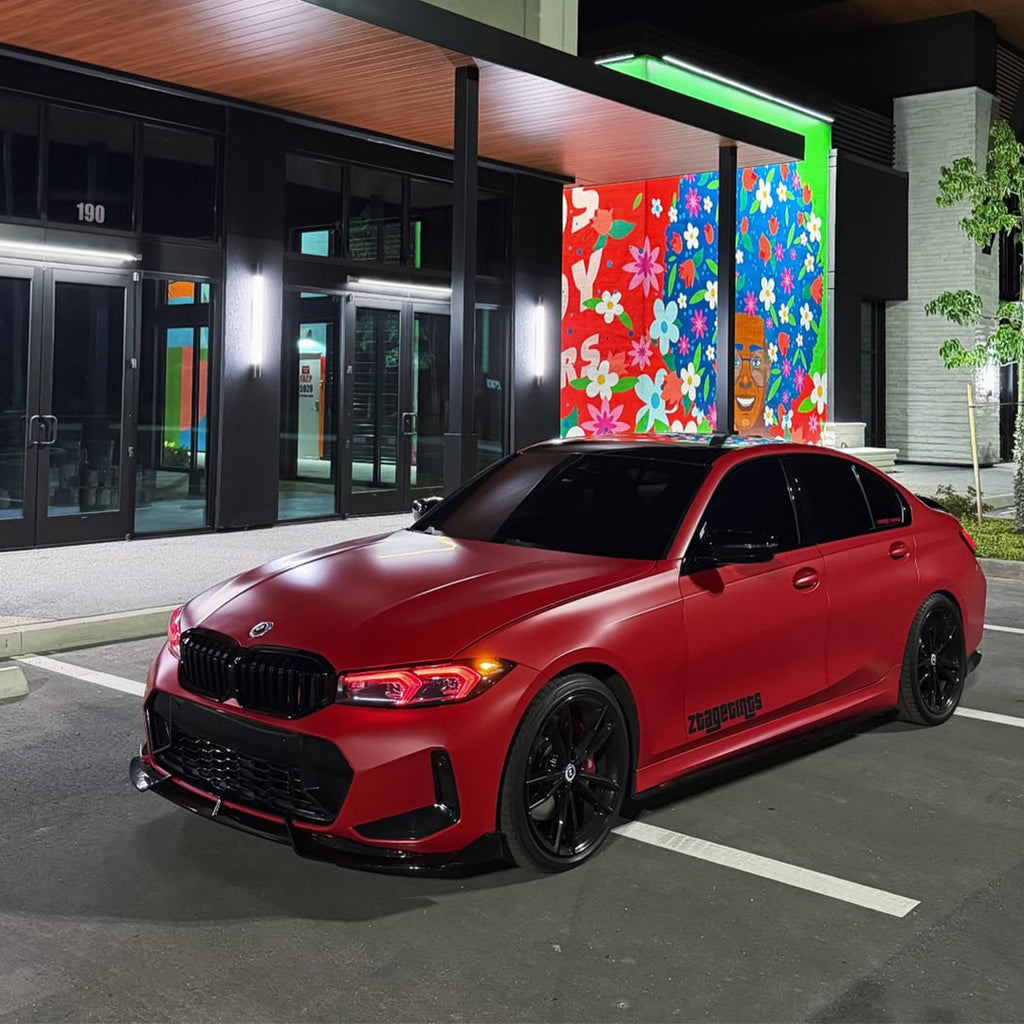 Satin Pearl Red Vinyl Wrap