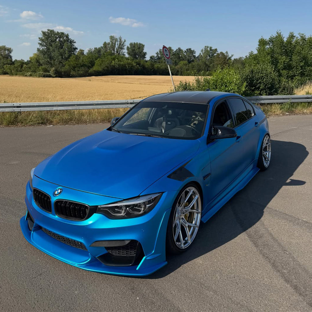 Satin Pearl Royal Blue Vinyl Wrap