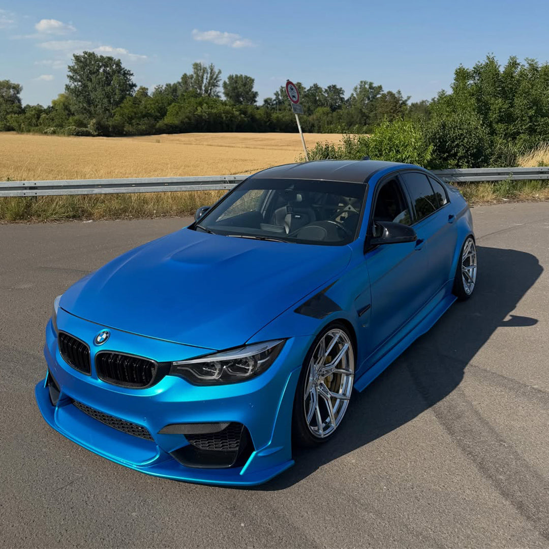 Satin Pearl Royal Blue Vinyl Wrap