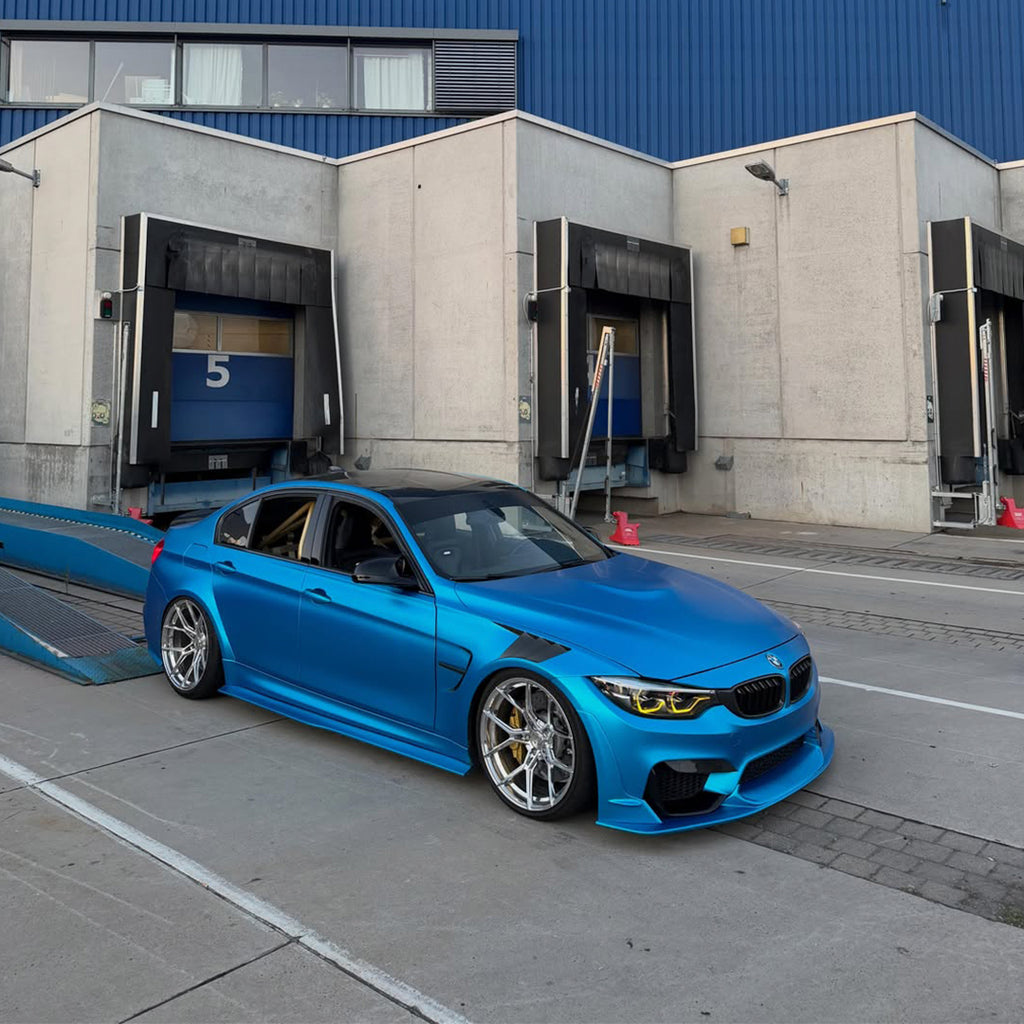 Satin Pearl Royal Blue Vinyl Wrap