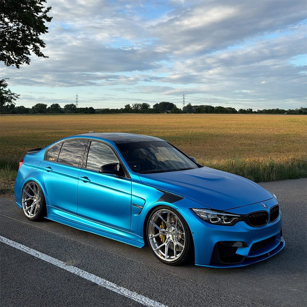 Satin Pearl Royal Blue Vinyl Wrap