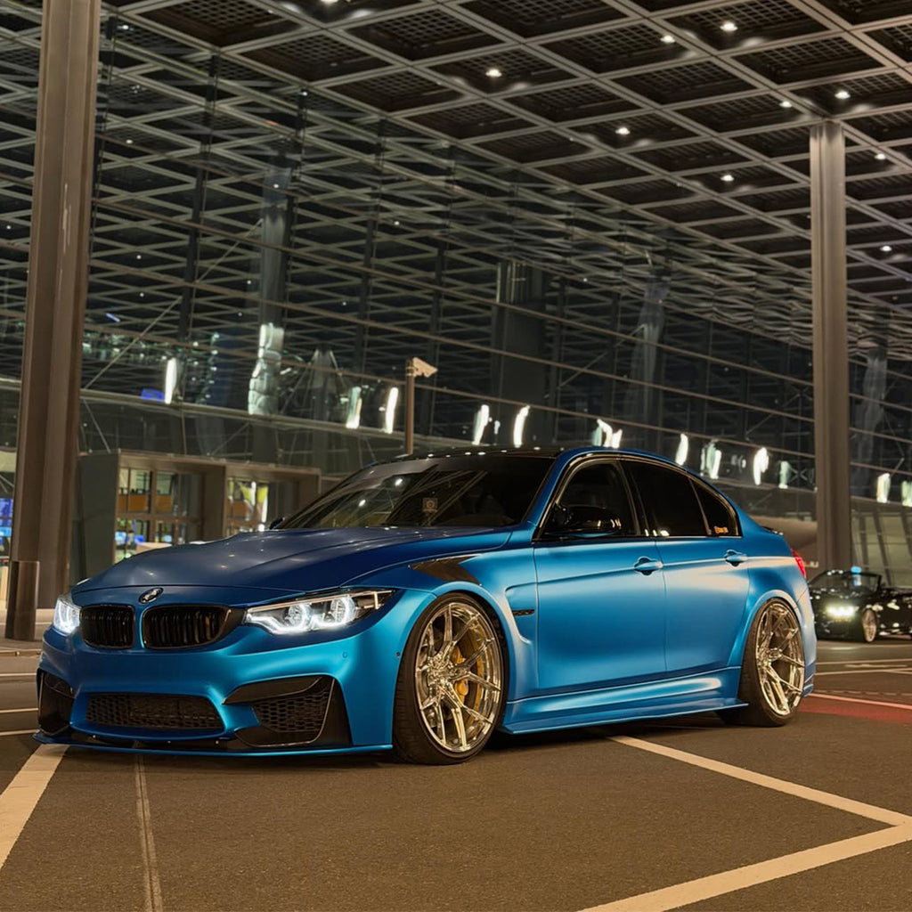 Satin Pearl Royal Blue Vinyl Wrap