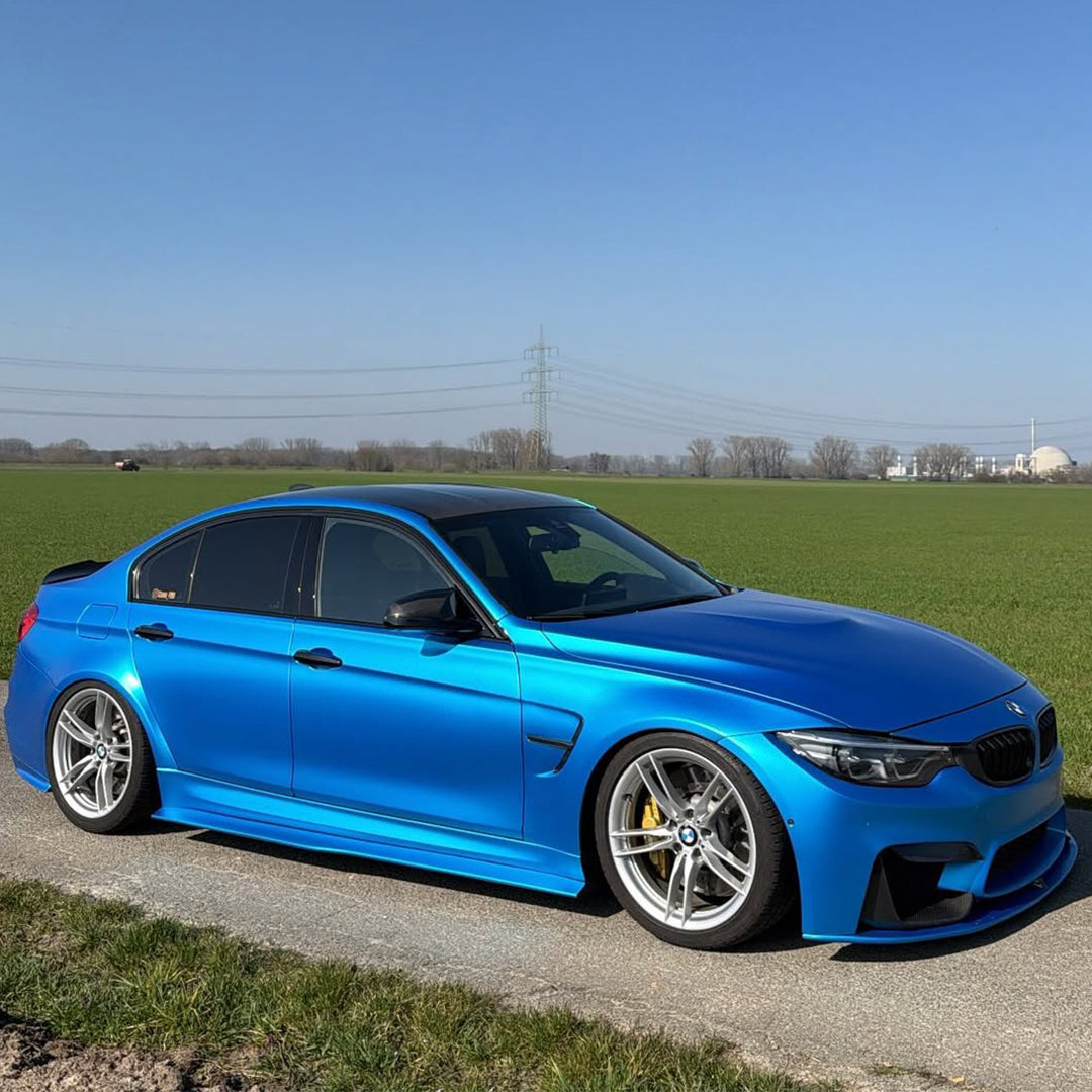 Satin Pearl Royal Blue Vinyl Wrap