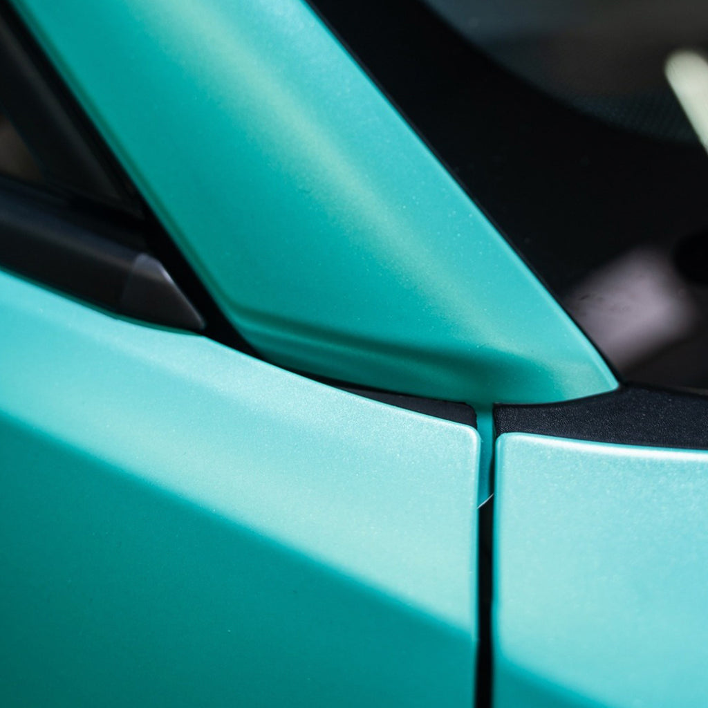Satin Pearl Teal Vinyl Wrap