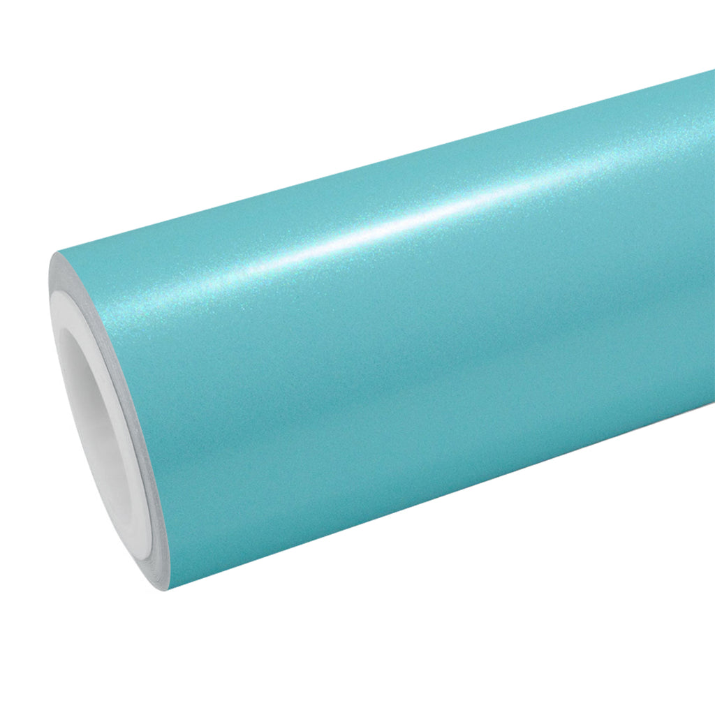 Satin Pearl Teal Vinyl Wrap - product view 1